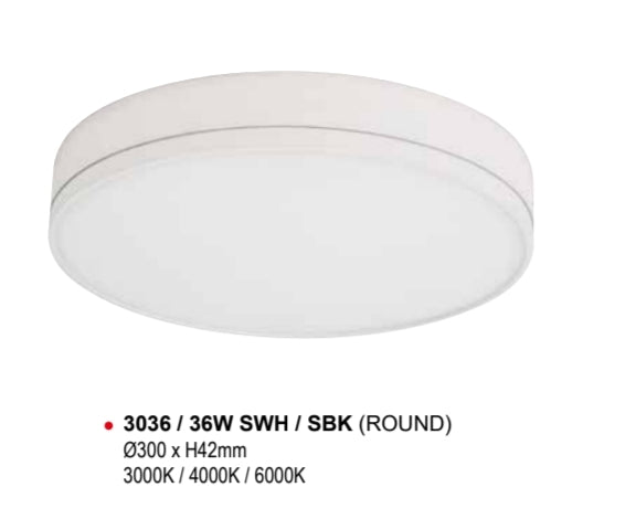 CL 3036 SWH / SBK (ROUND/SQUARE)