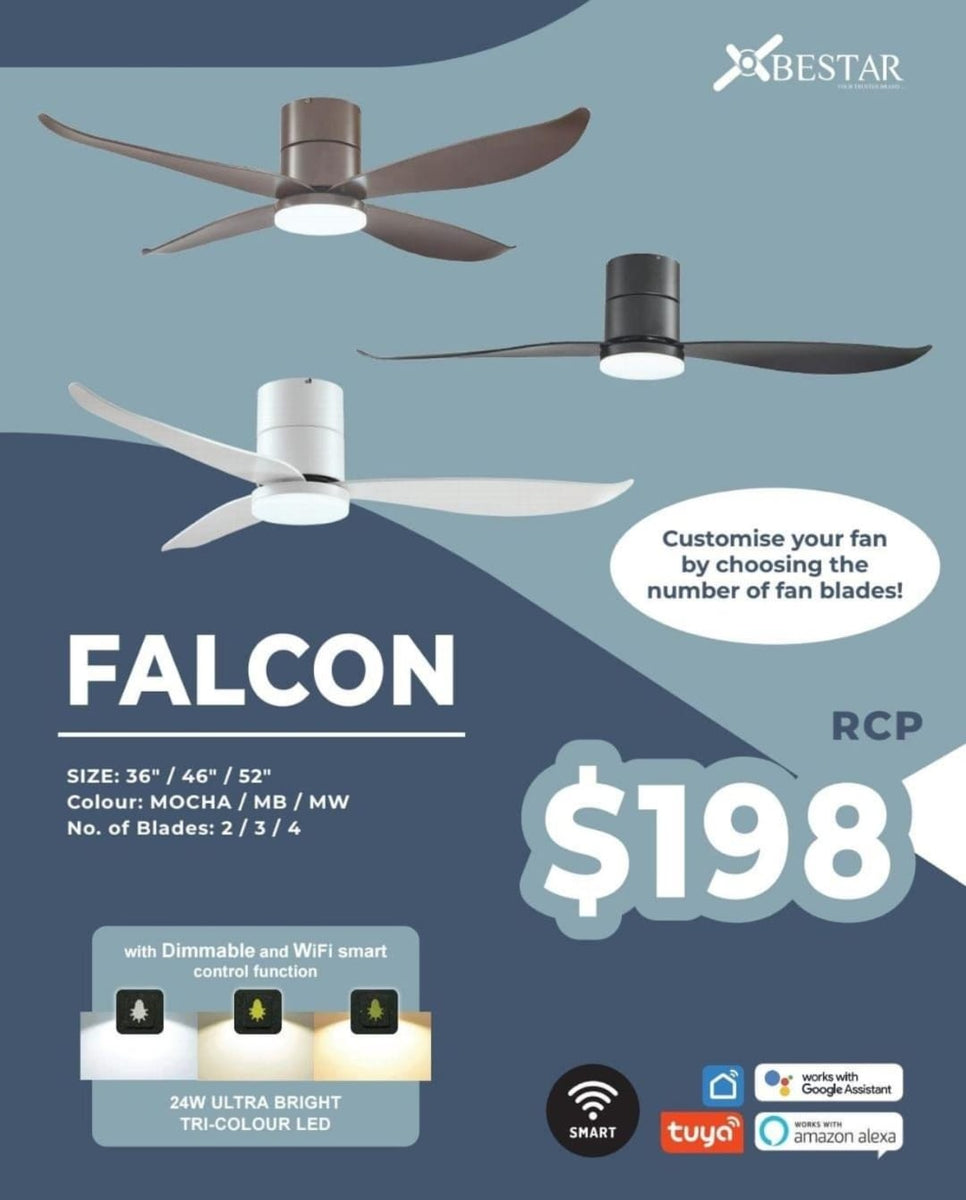 BESTAR FALCON SMART WIFI DC FAN ( 36