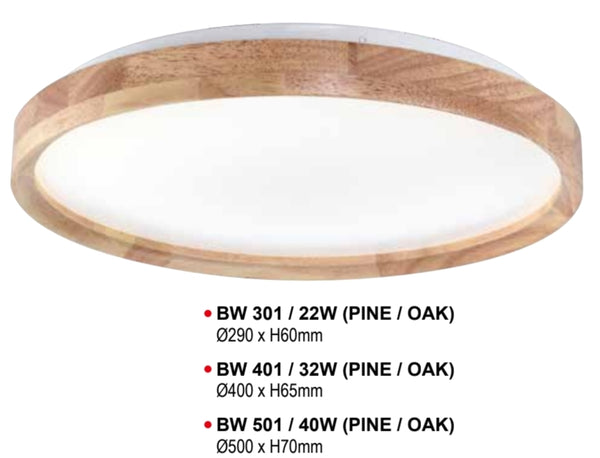 BW 301/401/501 (PINE / OAK)