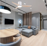 FANCO FAN RITO 3 HUGGER 46"/52" DC LED CEILING FAN