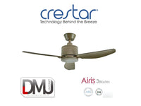 CRESTAR AIRIS 3 BLADES DC CEILING FANS 42" / 48"