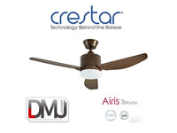 CRESTAR AIRIS 3 BLADES DC CEILING FANS 42" / 48"