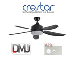 CRESTAR AIRIS 5 BLADES DC CEILING FANS 50" 56"