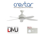 CRESTAR AIRIS 5 BLADES DC CEILING FANS 50" 56"
