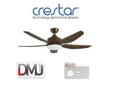 CRESTAR AIRIS 5 BLADES DC CEILING FANS 50" 56"