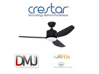 CRESTAR ARTIS 3 BLADES DC CEILING FANS 40" / 46"
