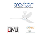 CRESTAR ARTIS 3 BLADES DC CEILING FANS 40" / 46"