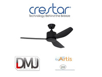 CRESTAR ARTIS 3 BLADES DC CEILING FANS 40" / 46"