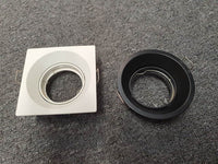 RECESSED SPOTLIGHT DEEPSET TS6508/TS6504  -ROUND SQUARE (BLACK/WHITE) FITTING ONLY