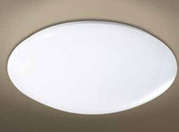 FROSTED EFFECT TRI COLOUR LED CEILING MOUNTED LAMP