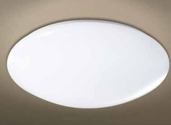 FROSTED EFFECT TRI COLOUR LED CEILING MOUNTED LAMP