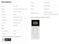 ACORN PETALO DC-325 46″ Ceiling Fan (RBG LED PANEL)