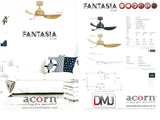 ACORN FANTASIA DC-356 36"/46''/56'' Ceiling Fan (RBG LED PANEL)