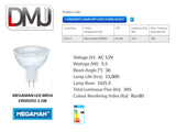 MEGAMAN ER045055 5.5W MR16 LED BULBS