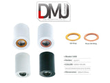CEILING LAMP ROUND CYLINDER 1209 ( GU10 BLACK / WHITE )